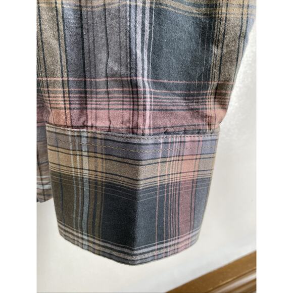 Wrangler Retro Premium Pearl Snap Long Sleeve Western Shirt Men’s Large 46” - Picture 8 of 8